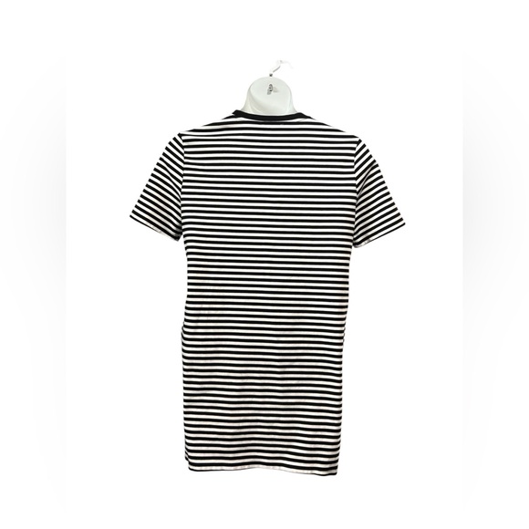 ZARA, Black & White Striped T-Shirt Dress, Straight Fit, XL - Picture 7 of 10